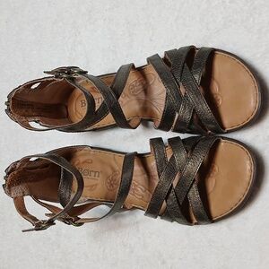 Born Gladiator Strappy  Sandals Size 8